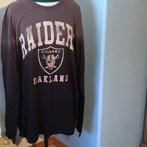 NFL Raiders T “EUC” Sz XL gray/black